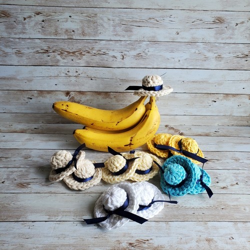 Banana Hats crochet cotton banana 
