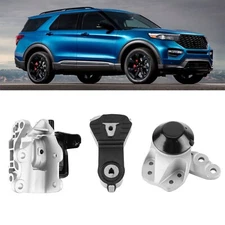 Engine Motor & Transmission Mount Set For Ford Explorer 3.5L 2016 2017 2018 2019