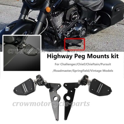 For Indian Challenger Jack Daniels Limited Edition 2022 Foot Pegs Mounts  Bracket