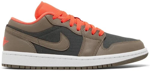 Jordan 1 SE Low Black Olive Bright Crimson W