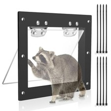 Raccoon One Way Excluder Door,Contactless Animal Excluder Trap 8.3x10.6 IN