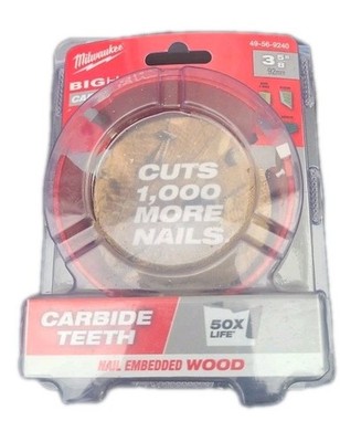 Milwaukee Big Hawg Carbide Teeth Hole Saw 3-5/8 in 49-56-9240