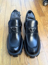 Prada Monolith Platform Loafers 40.5   New, Never Worn   Black