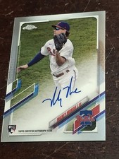 2021 TOPPS CHROME MICKEY MONIAK AUTO RC ROOKIE PHILLIES HOT RA-MM ON CARD. rookie card picture
