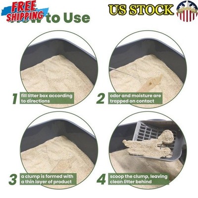Eco-Friendly Plant-Based Clumping Cats Litter Odor Control Texture Compostable