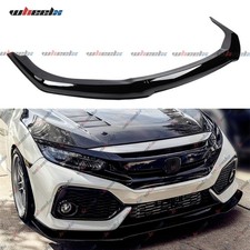 For 17-21 Honda Civic Si Fk7 Hatchback Glossy Black Front Bumper Lip Splitter For 17-21 Honda Civic Si Fk7 Hatchback Glossy Black Front Bumper Lip Splitter