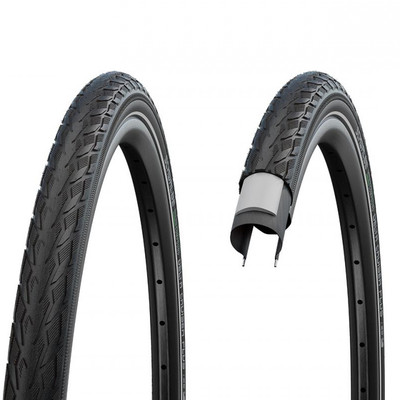 Cubierta neumatico bicicleta rigida reflectante DELTA CRUISER PLUS 28X1.40/700X3