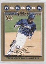 2008 Topps Update Gold 1986/2008 Hernan Iribarren #UH327 0a1