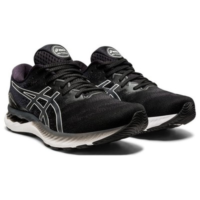 Asics Gel-Nimbus 23 running shoes for Men's Black/White 8 US Wide 2E