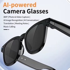 Smart Glasses with Camera   Hands-Free Video Recording  Audio, Bluetooth