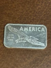 Vintage American Argent Mint 1 Troy Oz .999 Fine Silver Bar Eagle US Coin