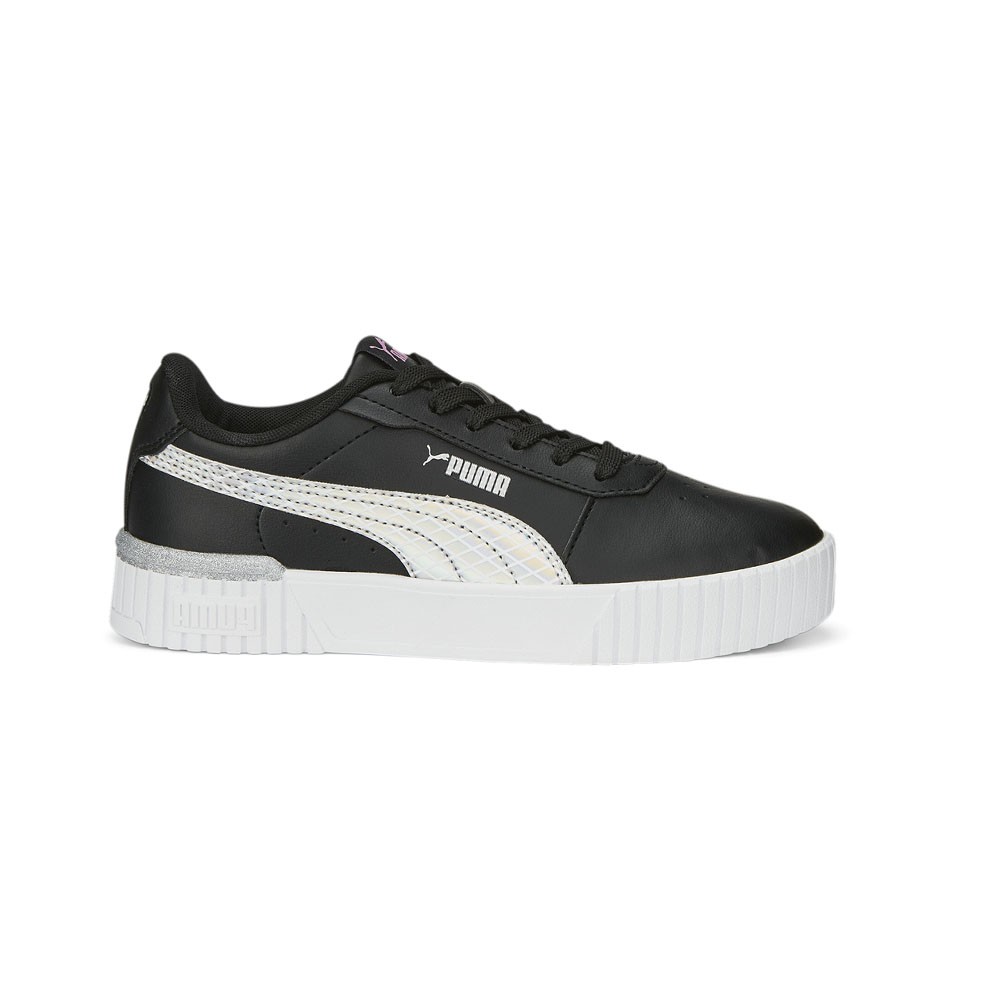 PUMA Carina 2.0 Mermaid Lace Up  Youth Girls Black Sneakers Casual Shoes 3897420