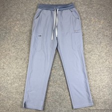FIGS Technical Collection Yola Scrub Pants 29" Blue Womens Medium M