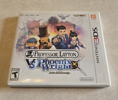 Professor Layton vs Phoenix Wright: Ace Attorney Nintendo 3DS [COMPLETE]
