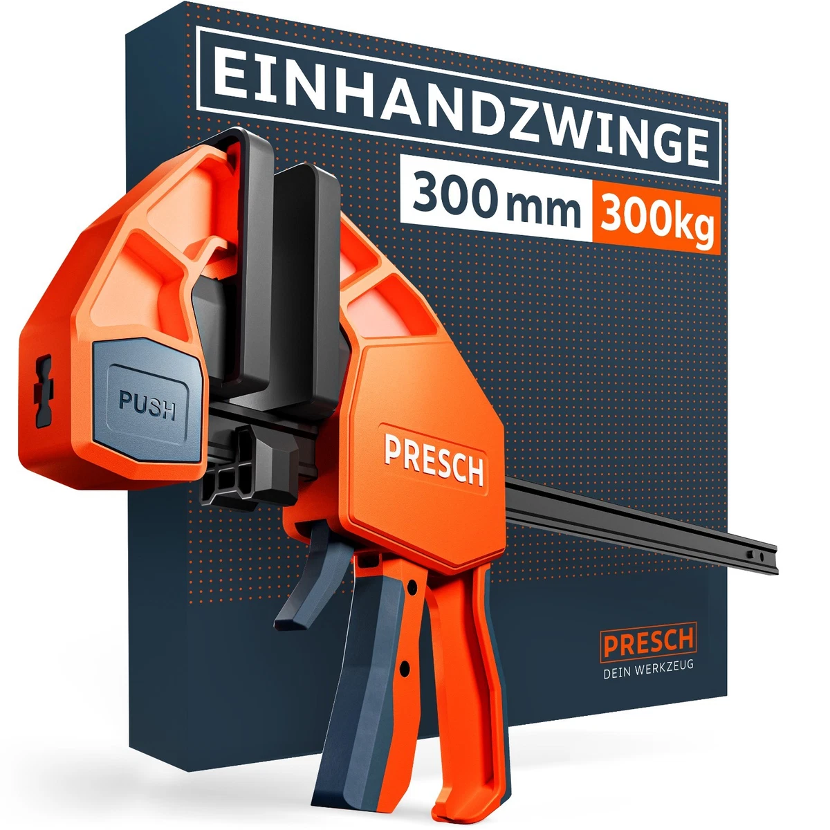 6x Einhandzwinge 3 Größen Schnellspannzwinge 35x105 Mm 60x150 Mm 60x300 Mm
