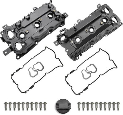 MITZONE Engine Valve Covers with Gaskte and Bolts Compatible with 2008-2018 Niss