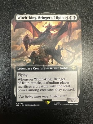 Witch-king, Bringer of Ruin (Extended Art) the Lord of the Rings Regular NM JL