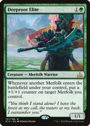 Deeproot Elite 127/196 Rivals of Ixalan Rare MTG