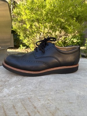Samuel Hubbard Men's 12  Tipping Point'' Brogue Dress Shoe Black Leather