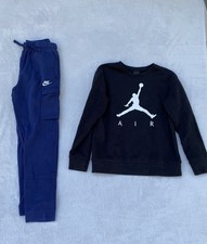 Nike Club Fleece Boys  sweatpants  Jordan Sweatshirt Set  Youth Sz XL