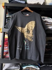 Vintage 1995 Star Wars Return Of The Jedi Yoda Palpatine Vader Shirt Sz XL Black