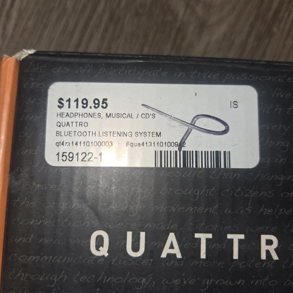 Sistema de escucha Clear Sounds Quattro 4.0 CSQT4 Bluetooth Foto 3 de 4