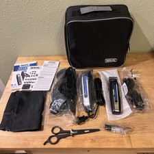 Kit de corte de pelo Wahl Deluxe: cortapelos MC2 y 5537N, recortadora, accesorios NUEVO