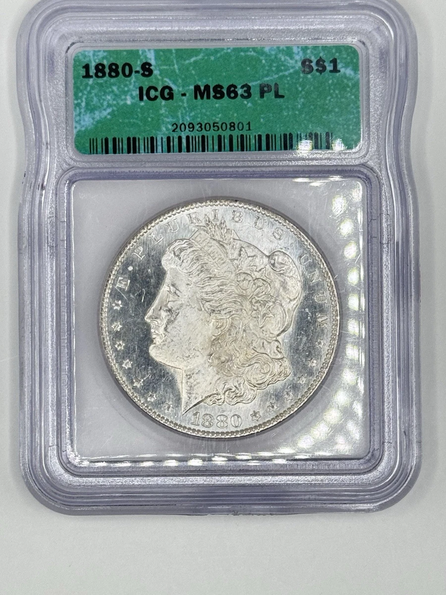 MS 63 Graded 1880 Year Morgan US Dollars (1878-1921) for sale | eBay