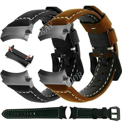 Classic Leder Armband Für Samsung Galaxy Watch 4 5 6 7 Classic Pro 40-47mm Band