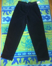 Vtg - Y2K  LL Bean  Navy Blue Corduroy Pants  Women  s 12