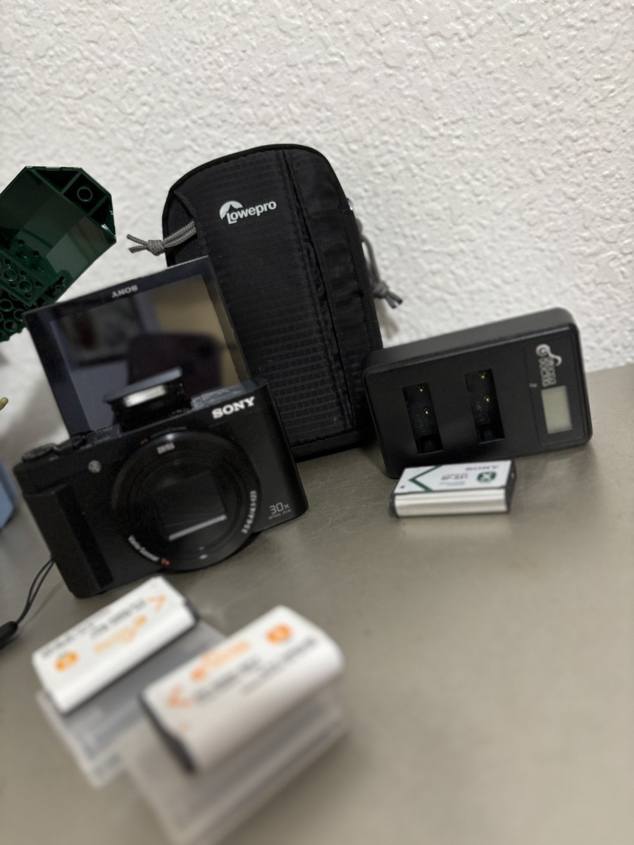 Sony Cyber-shot DSC-HX80 18.2 MP Digital Camera - Black for sale