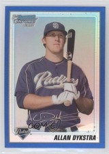 2010 Bowman Chrome Prospects Blue Refractor 171/250 Allan Dykstra #BCP44 11pj