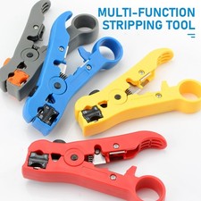 Wire Stripper RG59 RG6 RG11 RG7 Coaxial Cutter Pliers for Round & Flat Cable