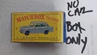 Matchbox Originals Moko Lesney  No 7   Box Only Empty Box