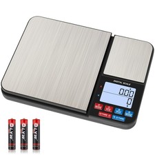 22lb Dual Platform Digital Kitchen Scale, Diyife  Stainless Steel Food Scal