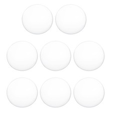 8 Pack Biconvex Lens, 5cm Dia. 15cm Focal Length Optical Lenses