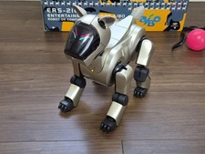 Sony AIBO ERS-210 Robot cane testato funzionante con accessori AIBO LIFE 2 Party