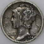 * 1934-D Mercury Dime 90% Silver, Popular Collector Coin As Shown