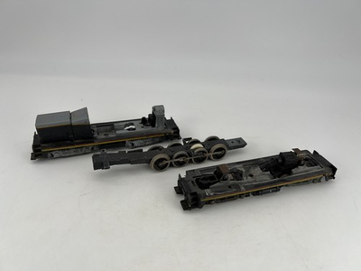 #ad HO Scale Steam Locomotive Chassis Parts For Repair Scrap Fair $14.99