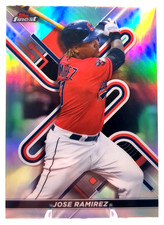 2022 Topps Finest Jose Ramirez #48 Refractor Guardians