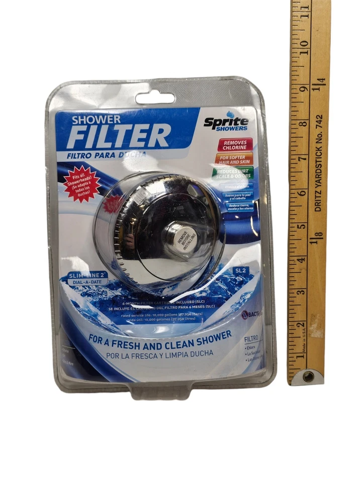 Sprite Ducha Pure para Cabello y Piel Suave SL2-CM Filtro de Ducha Universal en Cromo Foto 4 de 4