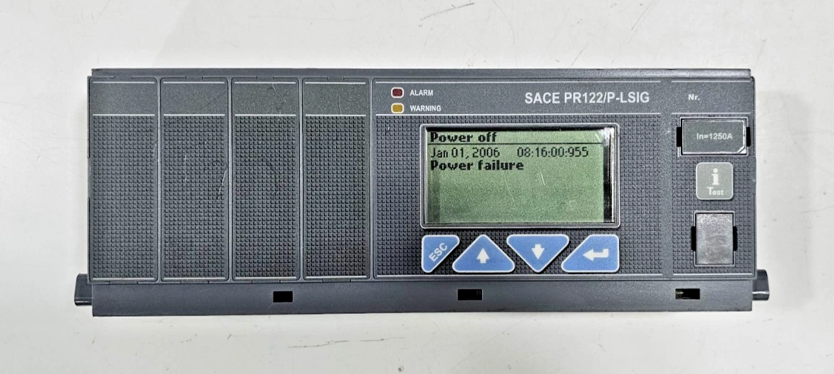 ABB PR122/P-LSIG Used Working Protection & Trips Trip Unit