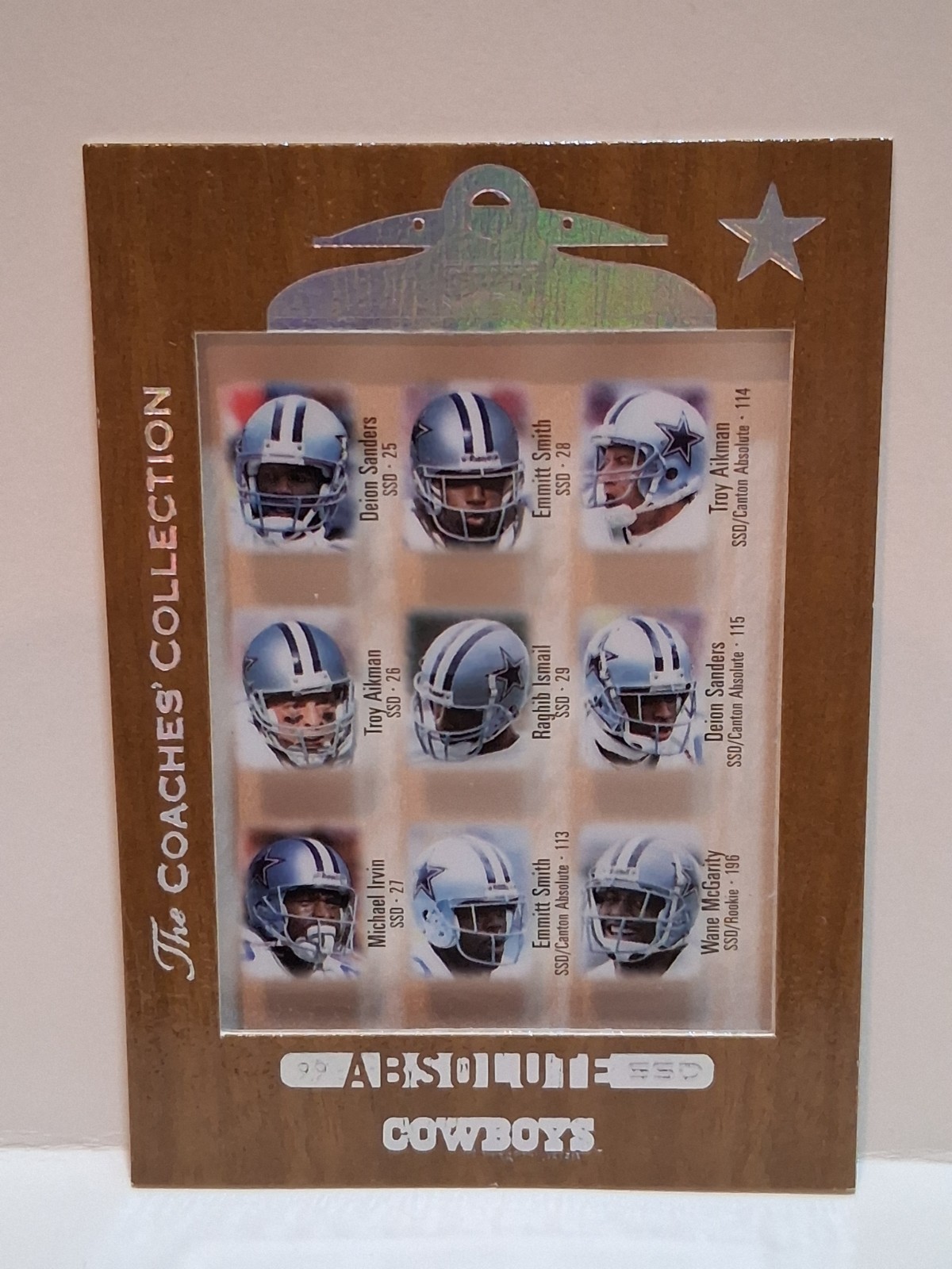 1999 Playoff Absolute SSD - Emmitt Smith, Troy Aikman, Deion Sanders #138 /500