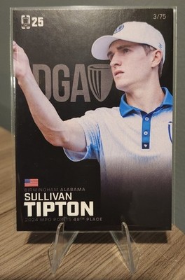 2025 Disc Golf Pro Tour Sullivan Tipton #MPO 48 Black /75 DGPT