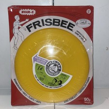 Vintage Style Wham-O Regular Frisbee Flying Disc Yellow Sealed 9 Inches 2013