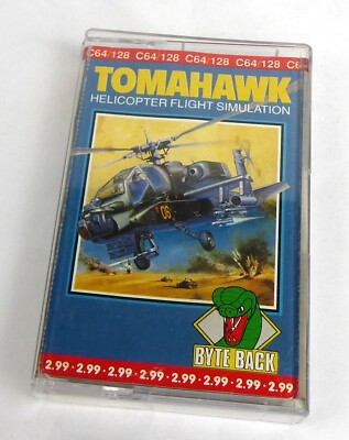 Commodore 64 C64 Spiel --  TOMAHAWK (Byte Back) -- Tape Kassette