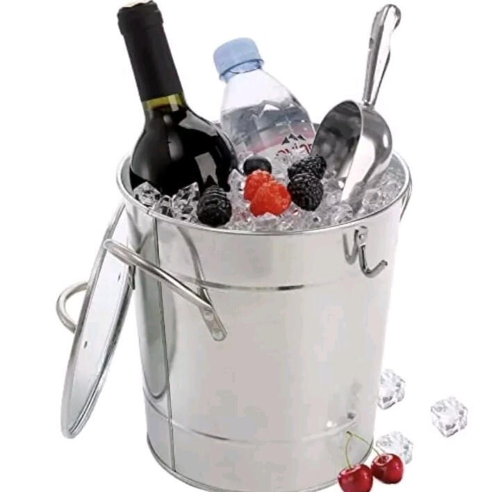 Buy Artland Oasis Ice Bucket With Scoop, Galvanized, Metal Online - View #12
