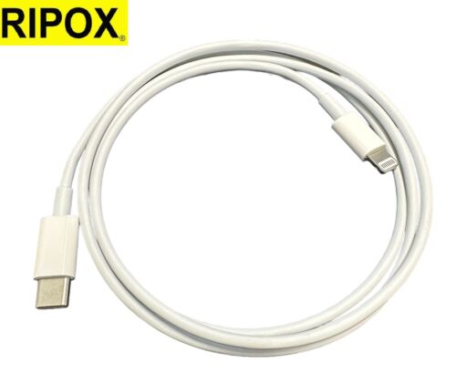 1m USB-C Ladekabel kompatibel f. Apple iPhone iPad 11 12 13 14 X XR Pro Max Plus - Bild 1 von 1