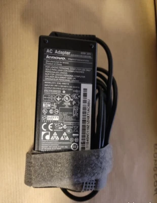 Chargeur Lenovo 20V/3.25A 65W - Photo 1/3