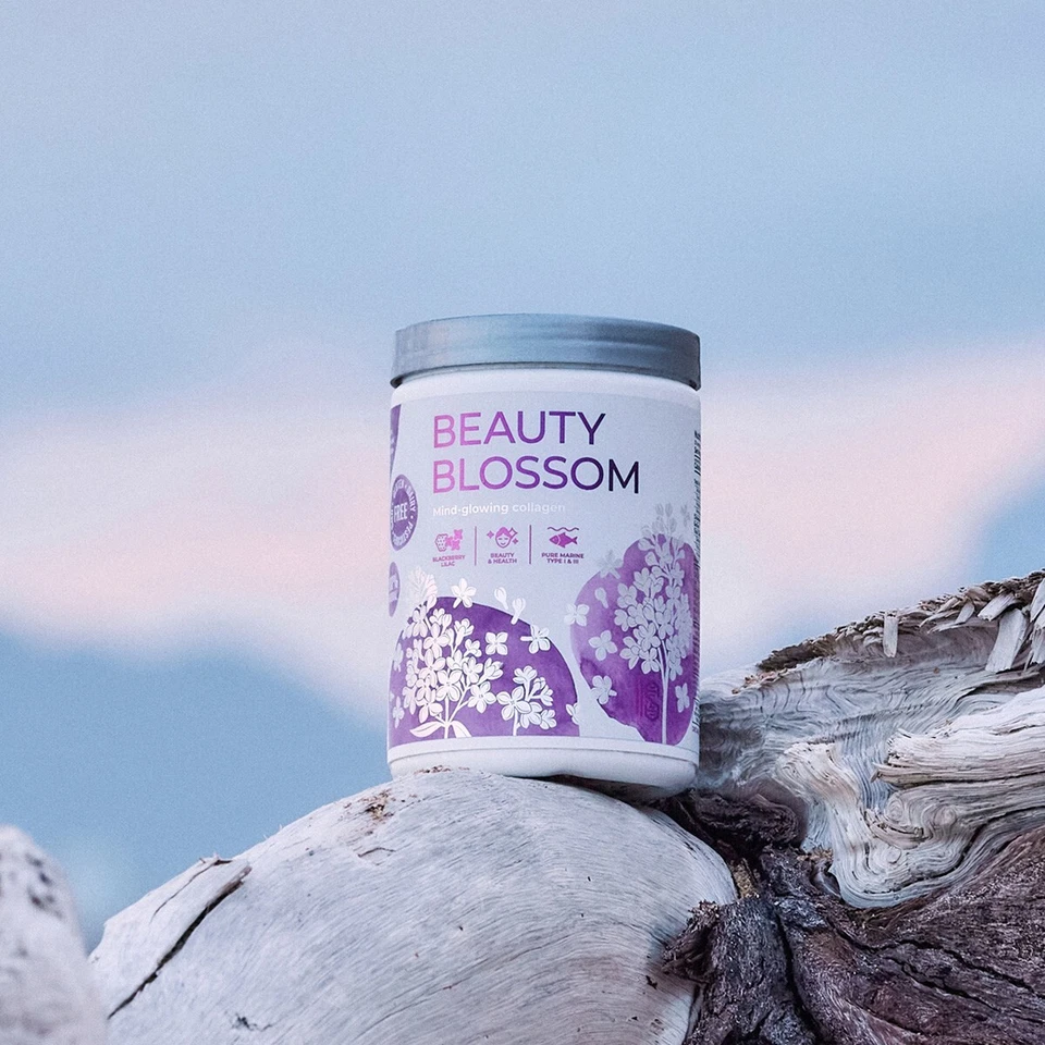 Peptídeos de colágeno marinho puro + vitamina C e ácido hialurônico sabor amora - Imagem 3 de 4